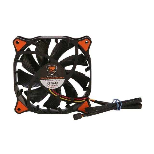 Cougar Vortex CF-V12HB 120mm Hydro Dynamic Bearing (Fluid) Case Fan (Black) | CF-V12HB