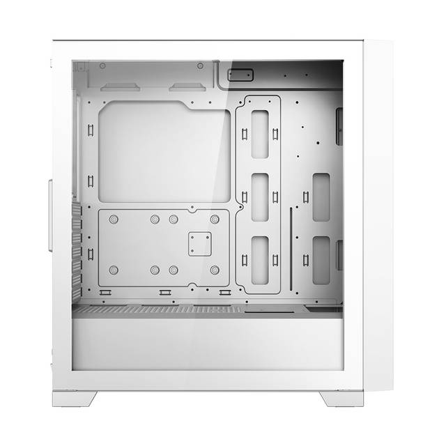 PCCOOLER C3-D510WHP3-GL CPS C3D510 ARGB WH PC Case with 3 ARGB Fans Desktop Computer Case Gaming PC Case for E-ATX / ATX / M-ATX / ITX,375MM Graphics Cards Support, Liquid Cooler Support, Easy Installation, Cable Storage, SPCC Metal | C3-D510WHP3-GL