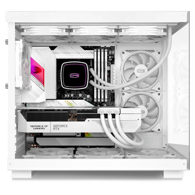 PCCOOLER C3-T500WHD6-GL CPS C3 T500 ARGB White PC Case | C3-T500WHD6-GL