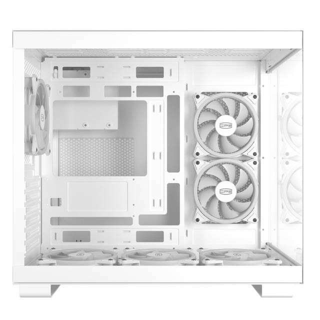 PCCOOLER C3-T500WHD6-GL CPS C3 T500 ARGB White PC Case | C3-T500WHD6-GL