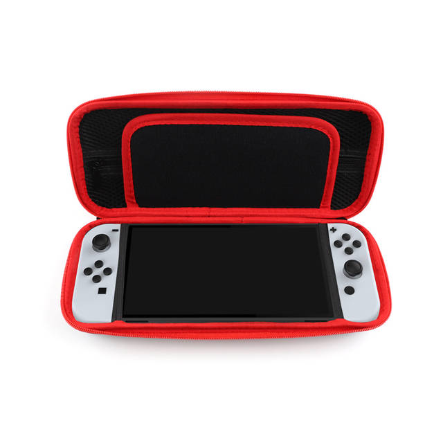 DOBE TNS-1130 Carry Case Compatible with Nintendo Switch and New Switch OLED Console Protective Hard Portable Travel Carry Case Shell Pouch with Pockets for Accessories and Games | TNS-1130