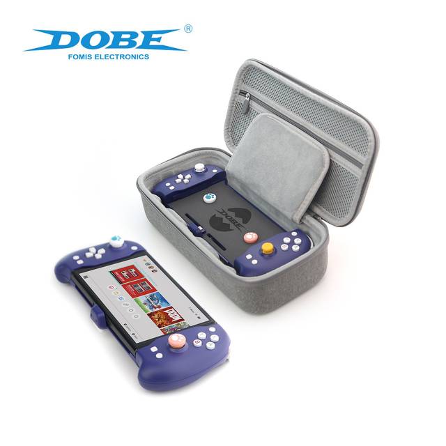 DOBE TNS-1188B Hall Effect Plug-play Handheld Mode SWICTH Controller with Kickstand, Ergonomic Controller for Nintendo Switch/Switch OLED with 6-Axis Gyro, Back Button Mapping, Vibration, PD Fast Charge | TNS-1188B