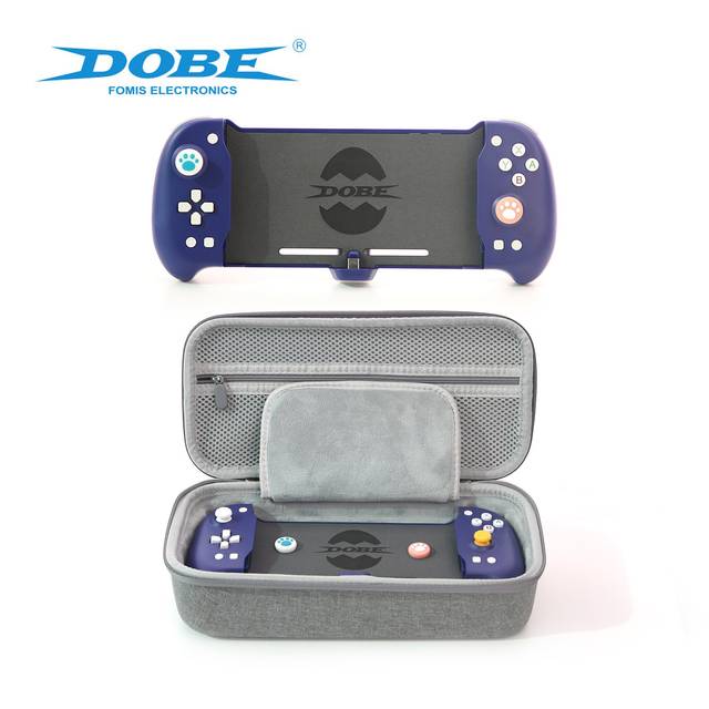 DOBE TNS-1188B Hall Effect Plug-play Handheld Mode SWICTH Controller with Kickstand, Ergonomic Controller for Nintendo Switch/Switch OLED with 6-Axis Gyro, Back Button Mapping, Vibration, PD Fast Charge | TNS-1188B