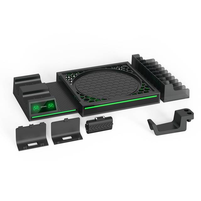 DOBE Xbox Series X TYX-1622 Organizer Charging Dock for Controllers, Headset hanger, Games Stand | TYX-1622