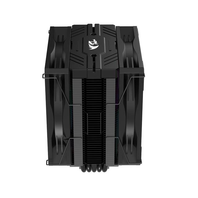 Redragon CC-2177 CPU Air Cooler Mighty 260w TDP All-Black 5Copper Heat Pipes Dual-Tower CPU Cooler with ARGB dual Fans Support platform LGA 1700/1200/115X/1366AMD AM5/AM4 | CC-2177