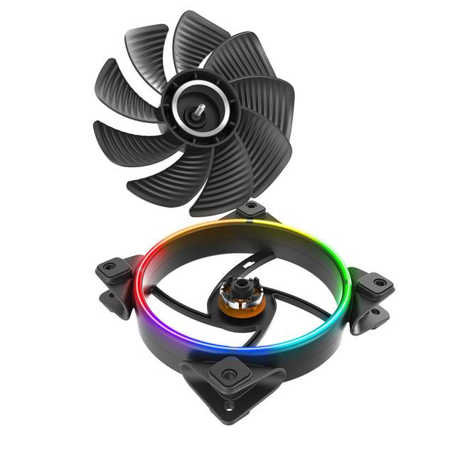 PCCOOLER CORONA 5-IN-1 FRGB KIT Cooling Fans KIT with Controller | CORONA 5-IN-1 FRGB KIT