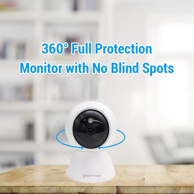 HuntVision E3-W 3MP Indoor WiFi PT Camera | E3-W