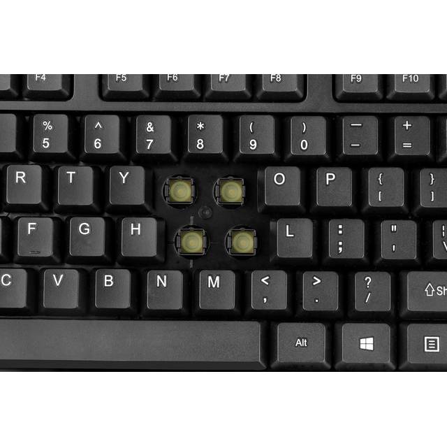 ADESSO WKB-1320CB Antimicrobial Wireless Desktop Keyboard and Mouse | WKB-1320CB