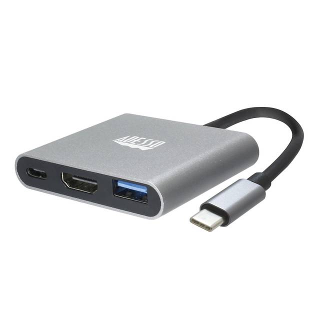 ADESSO AUH-4010 3-IN-1 USB-C Multi-Port Docking Station (TAA Compliant) | AUH-4010