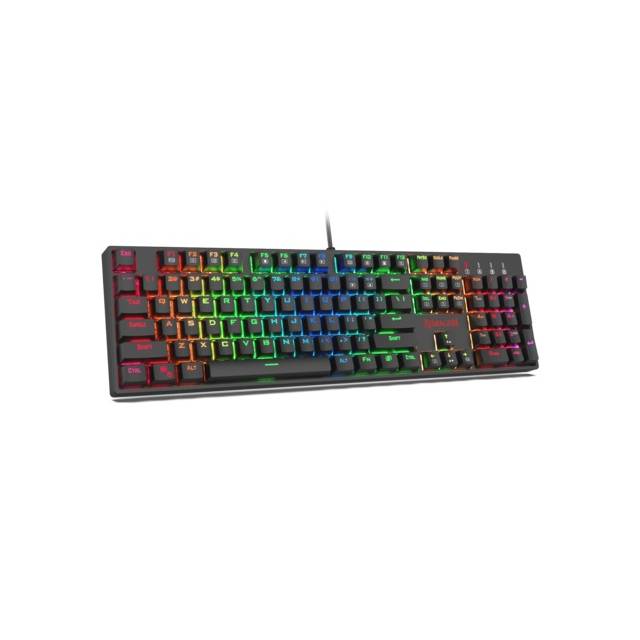 Redragon K582RGB SURARA LED Backlit Mechanical Gaming Keyboard w/ 104 Keys Tactile Blue Switches | K582RGB