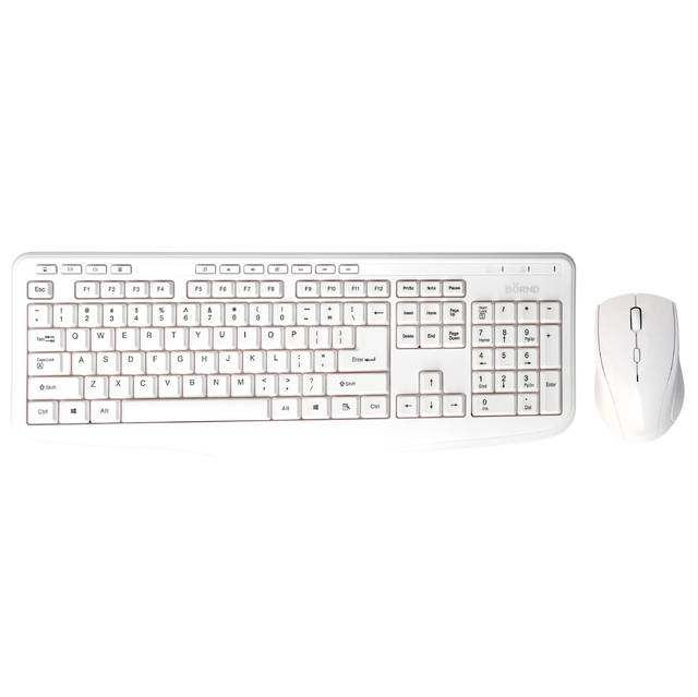 Bornd M610 Wireless Keyboard & Mouse Combo (White) | M610 WHITE