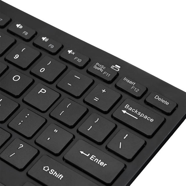 Adesso WKB-1100BB Bluetooth Wireless SlimTouch Mini Keyboard for Windows/Android OS | WKB-1100BB