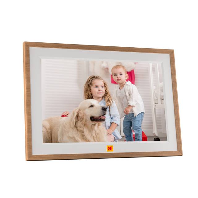 KODAK RCF-1018 BURLYWOOD 10-Inch Wi-Fi Enabled Digital Photo Frame | RCF-1018 BURLYWOOD