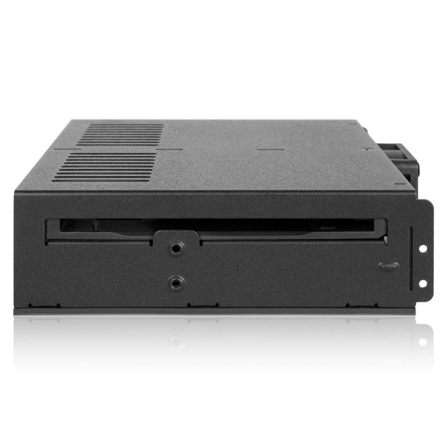 ICY DOCK ExpressCage MB324SP-B 4 Bay 2.5 inch SAS/SATA HDD/SSD Hot Swap Mobile Rack for Single 5.25" Bay (Black) | MB324SP-B