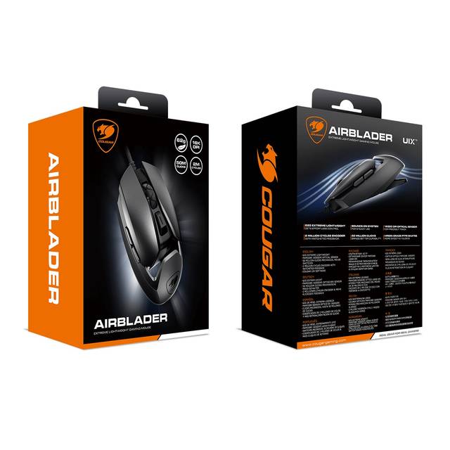 Cougar AIRBLADER USB Optical Gaming Mouse  | AIRBLADER