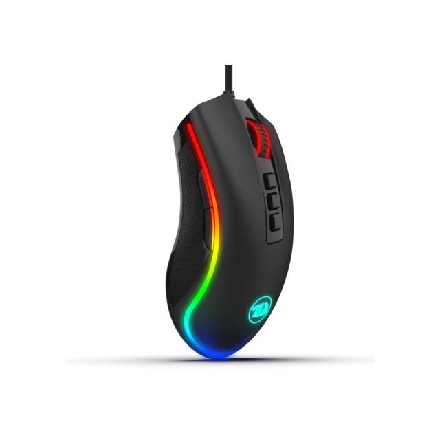 Redragon M711 COBRA Gaming Mouse w/ 16.8 Million RGB Color Backlit, 10,000 DPI Adjustable, Comfortable Grip, 7 Programmable Buttons | M711