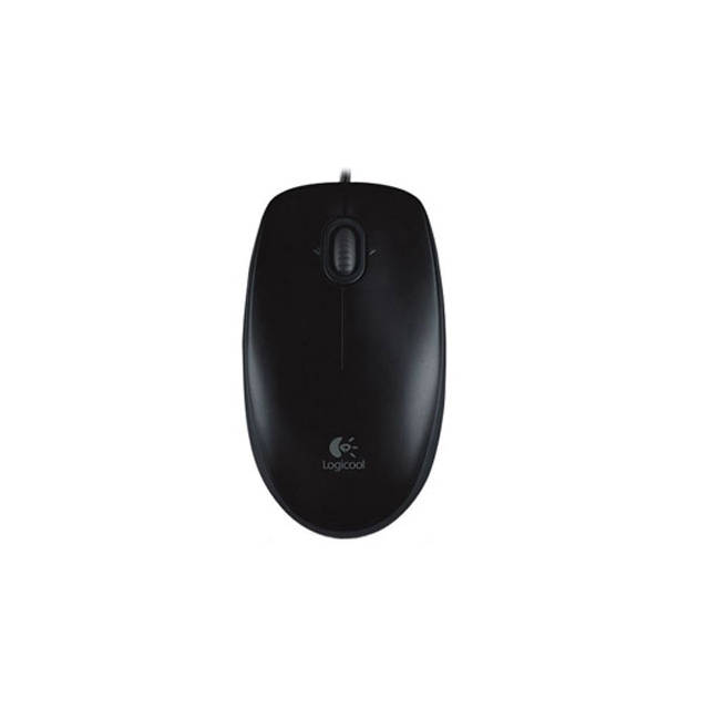 Logitech M100 Wired USB Optical Mouse (Black) | 910-001601