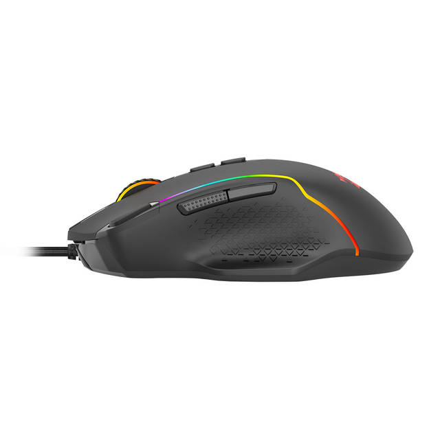 REDRAGON Ardal M615 gaming mouse, with RGB streaming lights, 8 buttons, 7200 DPI, multifunctional software | M615