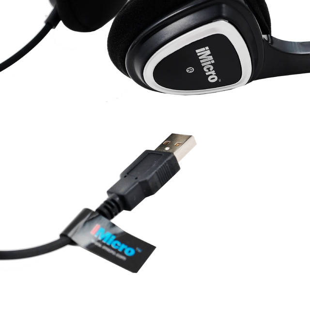 iMicro IM320 Wired USB Headset w/ Microphone | SP-IM320